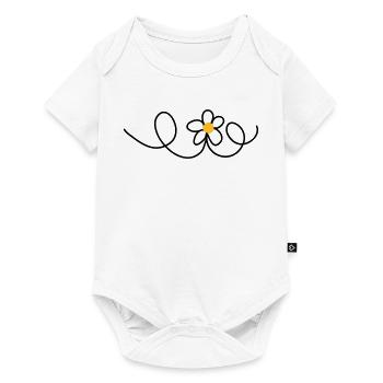 flower - Baby Premium short-sleeve bodysuit - white - Front