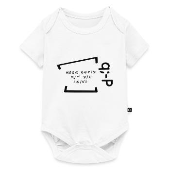 Möge Rapid mit dir sein! q;-P - Baby Premium Kurzarmbody - Weiß - Vorne