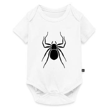 Spinne - Baby Premium Kurzarmbody - Weiß - Vorne