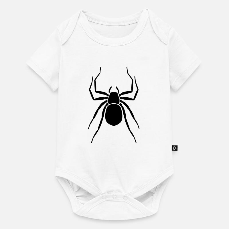 Spinne - Baby Premium Kurzarmbody - Weiß