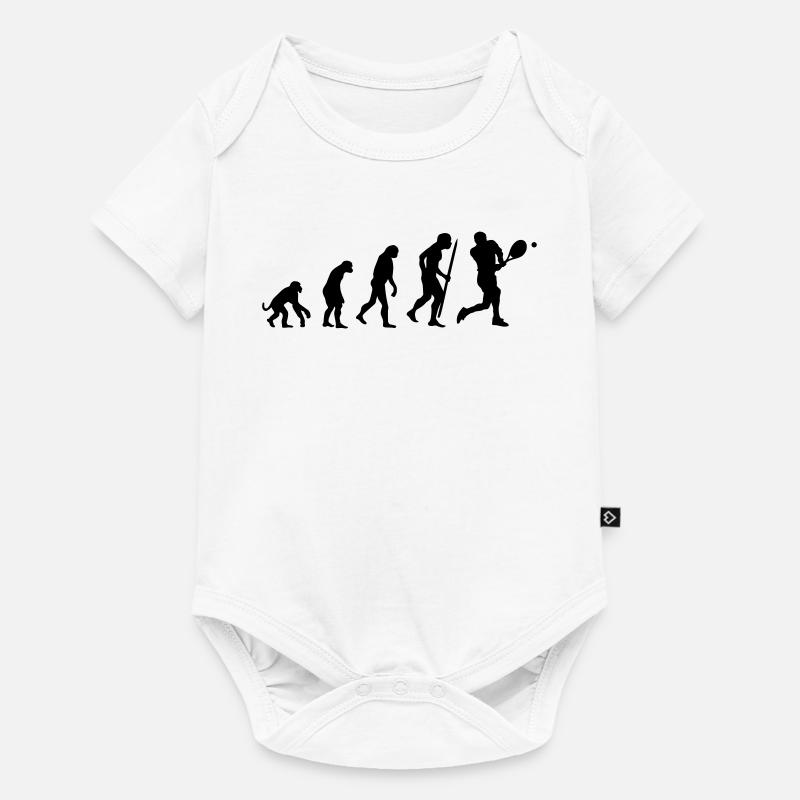 l'évolution du tennis Tee shirts Enfants - Body à manches courtes Premium Bébé - blanc