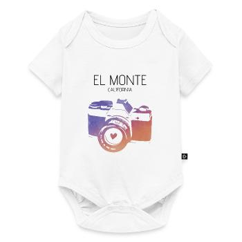 Kamera El Monte California - Baby Premium Kurzarmbody - Weiß - Vorne