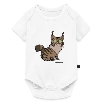 Chat - Maine Coon - Body à manches courtes Premium Bébé - blanc - Devant