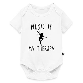 Music Theraphie Life Gift Idea Dancing - Baby Premium short-sleeve bodysuit - white - Front