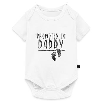 Promoted to Daddy Paternity Gift Idea Baby - Baby Premium short-sleeve bodysuit - white - Front