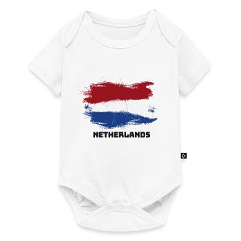 Netherlands Holland flag flag - Baby Premium short-sleeve bodysuit - white - Front
