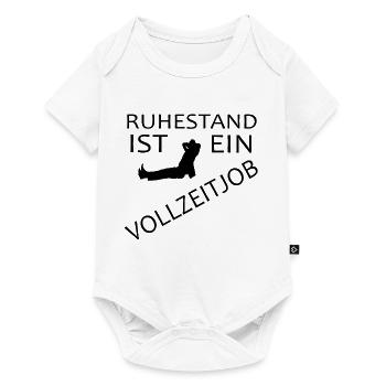 Ruhestand ist ein Vollzeitjob - Baby Premium Kurzarmbody - Weiß - Vorne