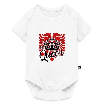 Albanian eagle for an albanian queen - Baby Premium short-sleeve bodysuit - white - Front