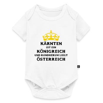 KÄRNTEN - Baby Premium Kurzarmbody - Weiß - Vorne