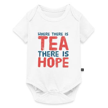 Tea Lover Shirt - Tea Lover's Gift - Baby Premium short-sleeve bodysuit - white - Front
