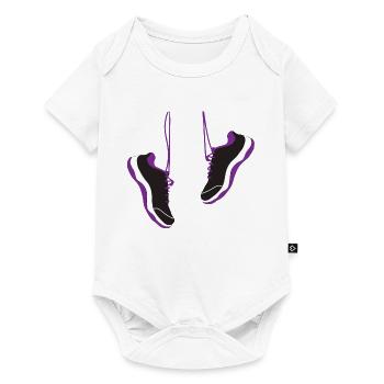 Cool Running Shoes Runner - Baby Premium short-sleeve bodysuit - white - Front