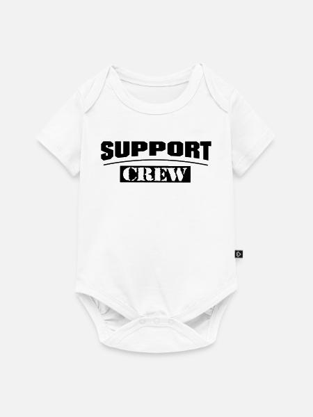 Support Crew Elite - Baby Premium Kurzarmbody - Weiß