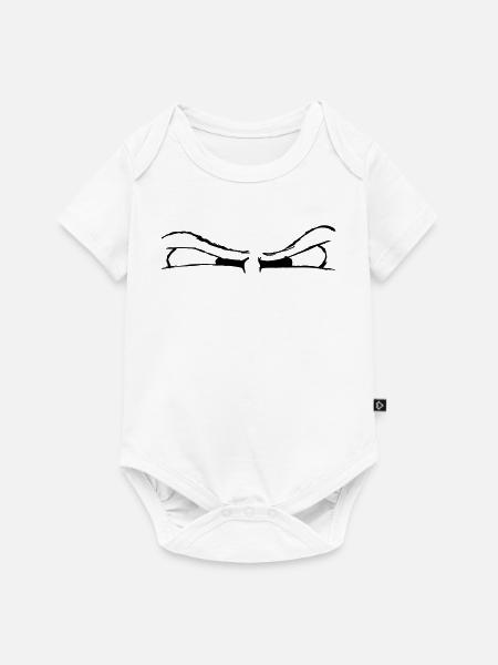 Böser Blick - Baby Premium Kurzarmbody - Weiß