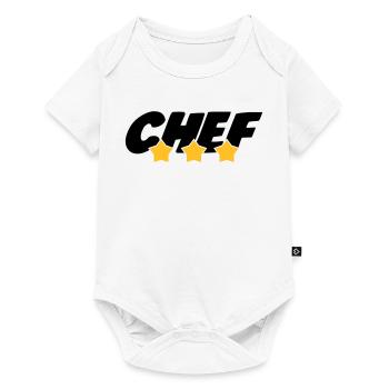 Chef - Cuisine - Patron - Boss - Cooking - Food - Baby Premium short-sleeve bodysuit - white - Front