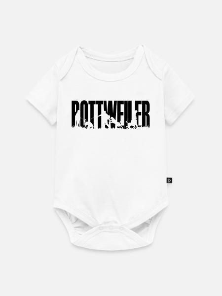 IPO Rottweiler - Baby Premium Kurzarmbody - Weiß