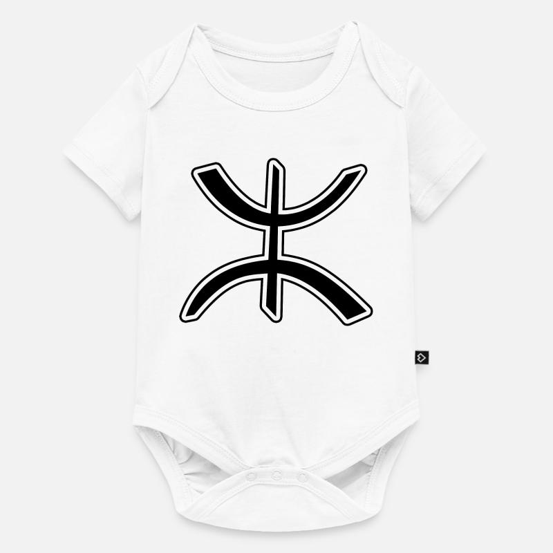 Amazigh Berbère - Baby Premium Kurzarmbody - Weiß