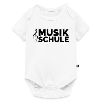 musikschule musiker Lehrer lernen Symbol Piano - Baby Premium Kurzarmbody - Weiß - Vorne