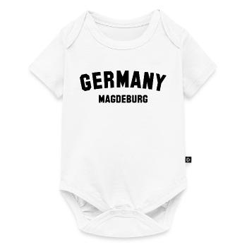 MAGDEBURG - Baby Premium Kurzarmbody - Weiß - Vorne