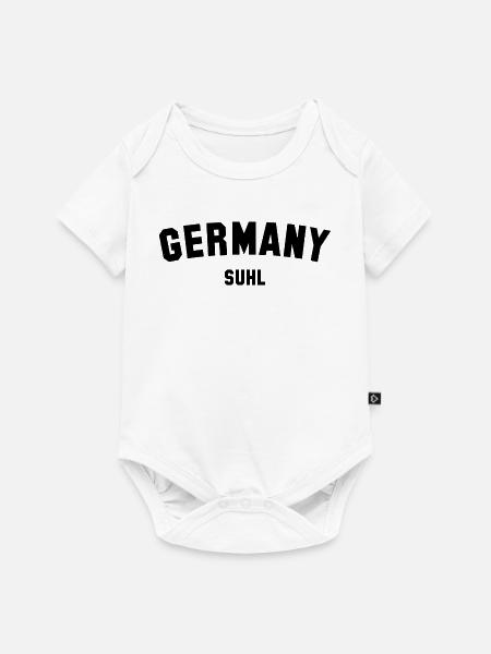 SUHL - Baby Premium Kurzarmbody - Weiß