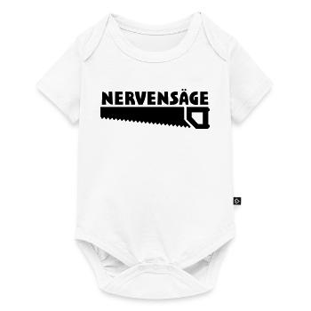 Lustige Sprüche Nervensäge - Baby Premium Kurzarmbody - Weiß - Vorne