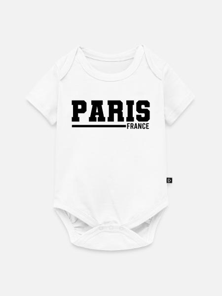Paris | Frankreich - Baby Premium Kurzarmbody - Weiß