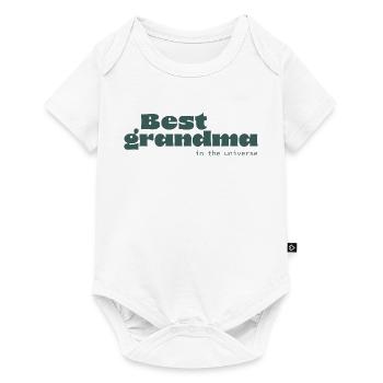 Meilleure grand-mère de l’univers - Body à manches courtes Premium Bébé - blanc - Devant
