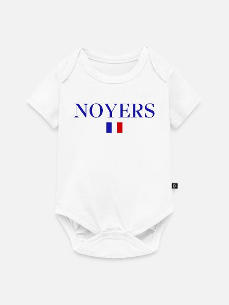NOYERS-Französisches Flaggendesign - Baby Premium Kurzarmbody - Weiß