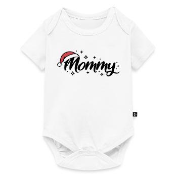 Chapeau de Noël Maman Maman - Body à manches courtes Premium Bébé - blanc - Devant