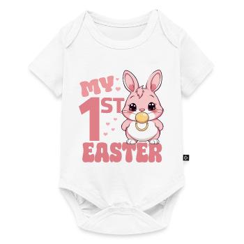 Babys erstes Ostern - My first Easter - Osterfest - Baby Premium Kurzarmbody - Weiß - Vorne