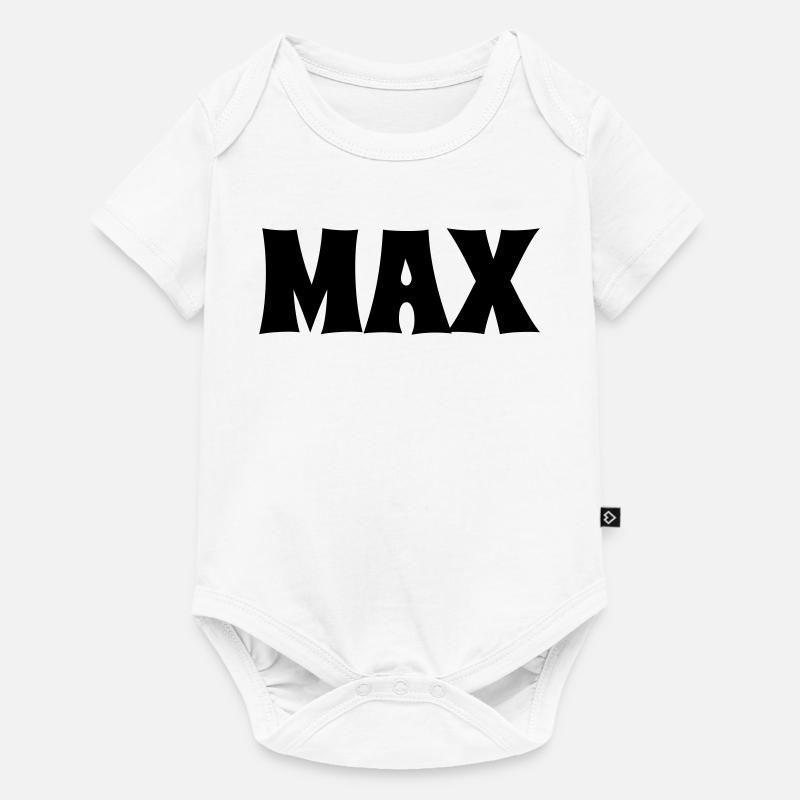 Max - Body à manches courtes Premium Bébé - blanc
