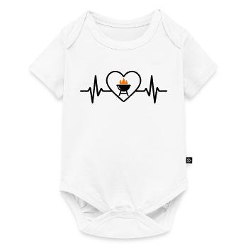 Heart Barbecue – Passion for Grilling - Baby Premium short-sleeve bodysuit - white - Front