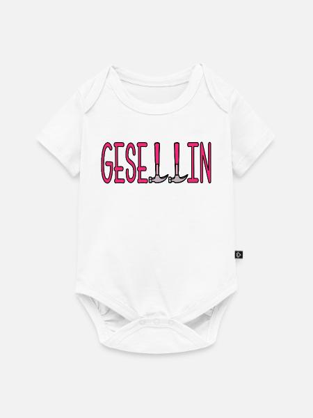 Handwerkerin Gesellin - Baby Premium Kurzarmbody - Weiß