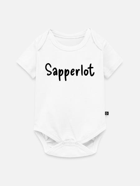 Sapperlot - Baby Premium Kurzarmbody - Weiß