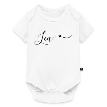 Lea Name First Name Decorative - Baby Premium short-sleeve bodysuit - white - Front