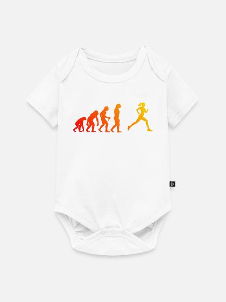 Geschenkidee für eine Running mit Running - Baby Premium Kurzarmbody - Weiß