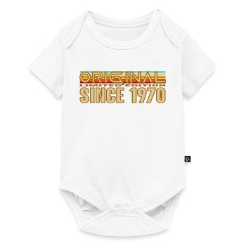 Original Since 1970 Retro Logo - Baby Premium short-sleeve bodysuit - white - Front