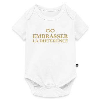 Infini Amour Embrasser la Différence - Body à manches courtes Premium Bébé - blanc - Devant