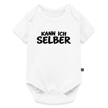 Kann ich selber – Kleinkind Spruch - Baby Premium Kurzarmbody - Weiß - Vorne
