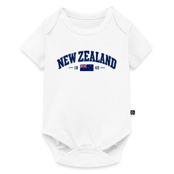 New Zealand - Neuseeland - Aotearoa - Auckland - Baby Premium Kurzarmbody - Weiß - Vorne