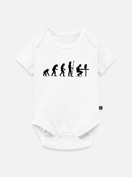 evolution_pc_gamer4 - Baby Premium Kurzarmbody - Weiß