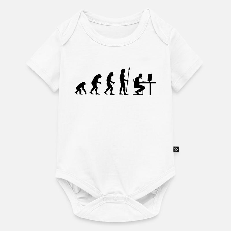 evolution_pc_gamer4 - Baby Premium short-sleeve bodysuit - white