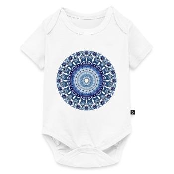 Mandala - Baby Premium Kurzarmbody - Weiß - Vorne