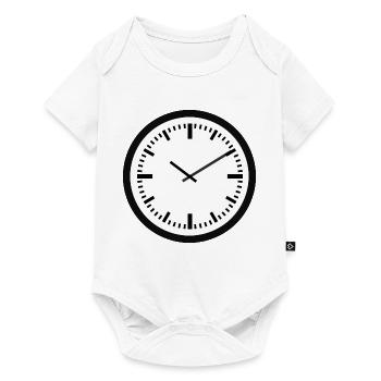 clock time clock time hourglass hourglass144 - Baby Premium short-sleeve bodysuit - white - Front