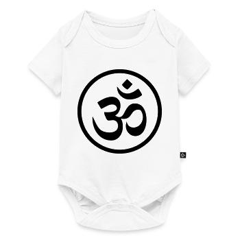 symbole mantra OM - Body à manches courtes Premium Bébé - blanc - Devant