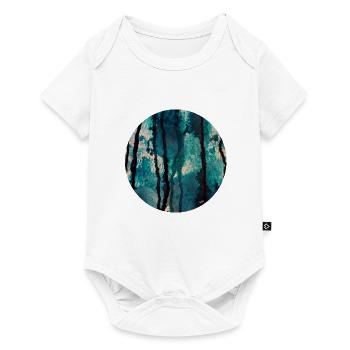 Blue Spheres and Tears I - Baby Premium Kurzarmbody - Weiß - Vorne