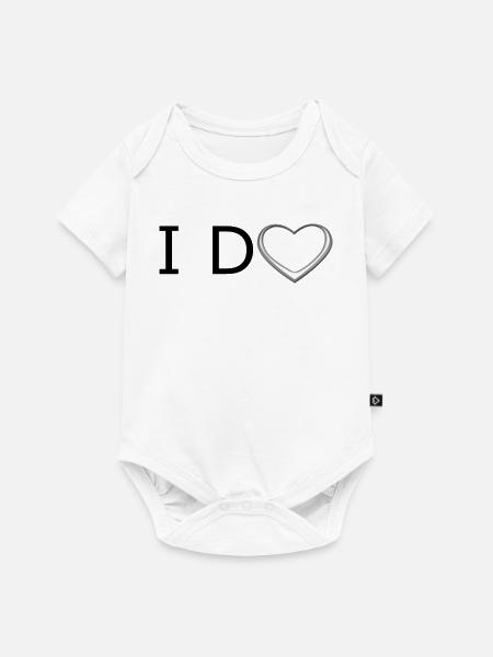 I do - Baby Premium Kurzarmbody - Weiß