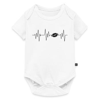 American Football - Baby Premium Kurzarmbody - Weiß - Vorne