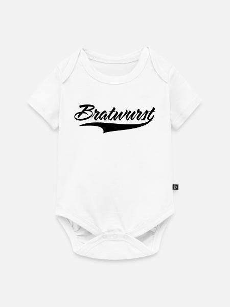 bratwurst - Baby Premium Kurzarmbody - Weiß