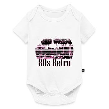 80s_Retro - Body à manches courtes Premium Bébé - blanc - Devant