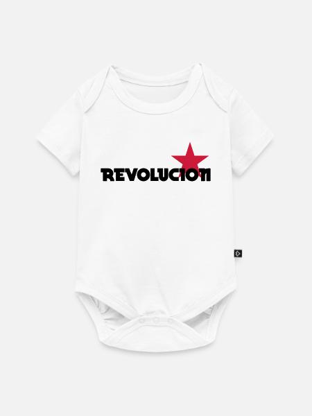 [ Revolucion ] - Baby Premium Kurzarmbody - Weiß